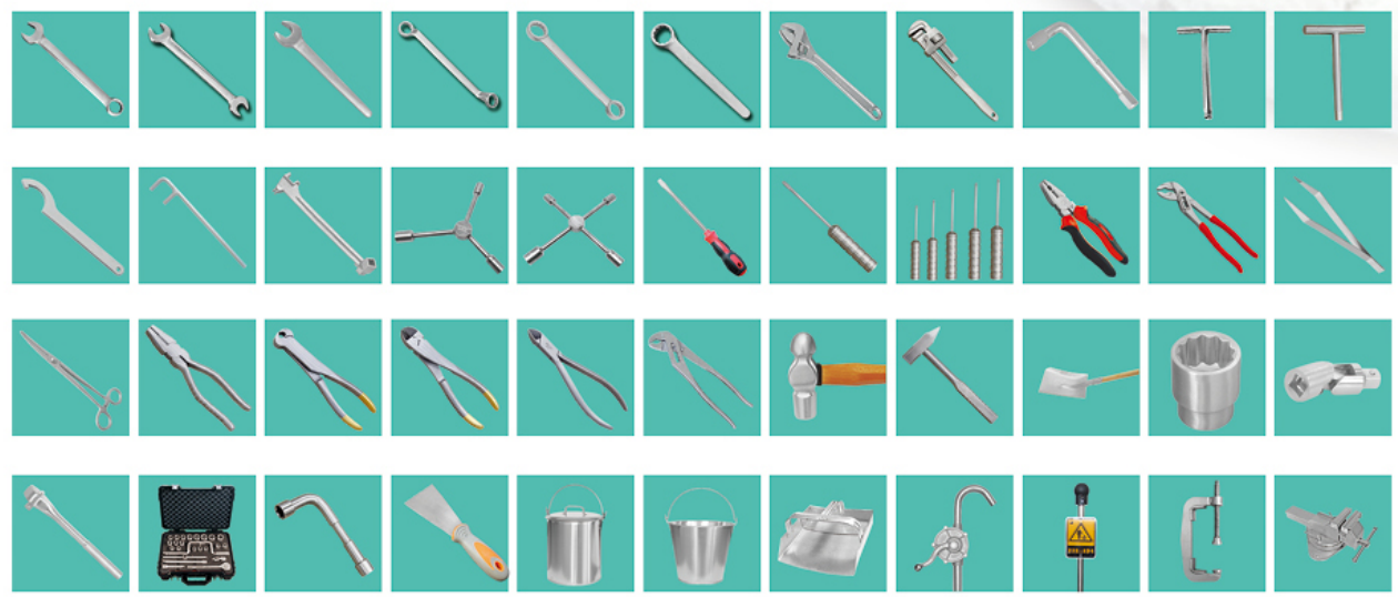Stainless steel antimagnetic tools